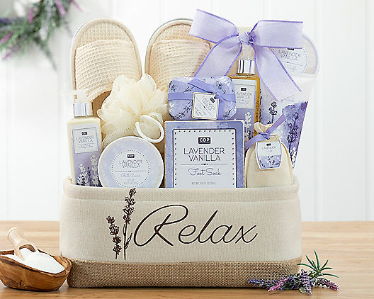 A spa gift basket