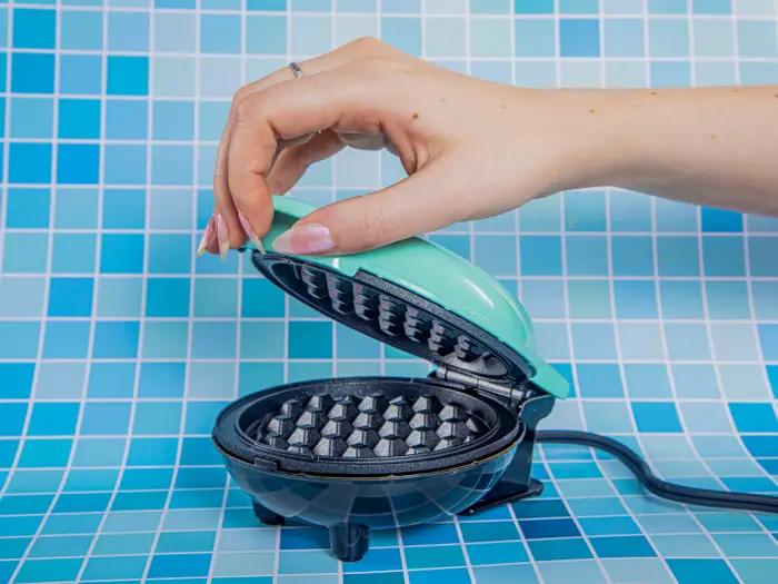 A Mini Waffle Maker to Mix Up Morning Food