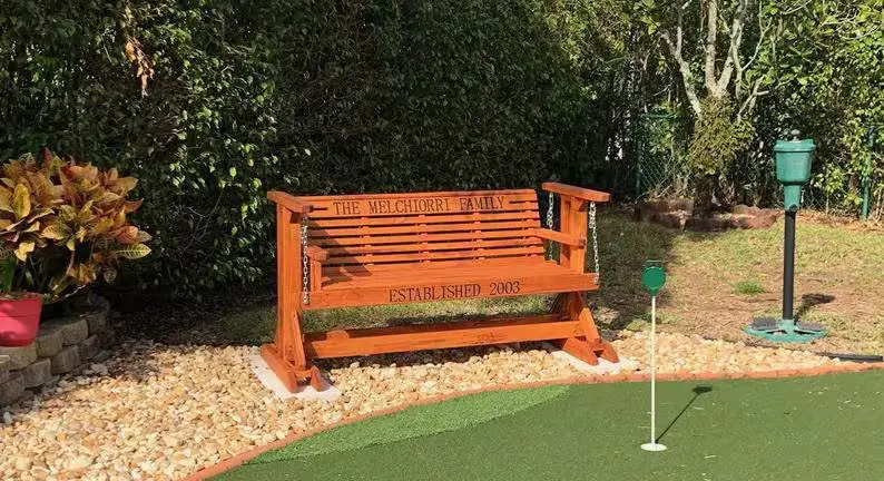 Personalized Bench Swing